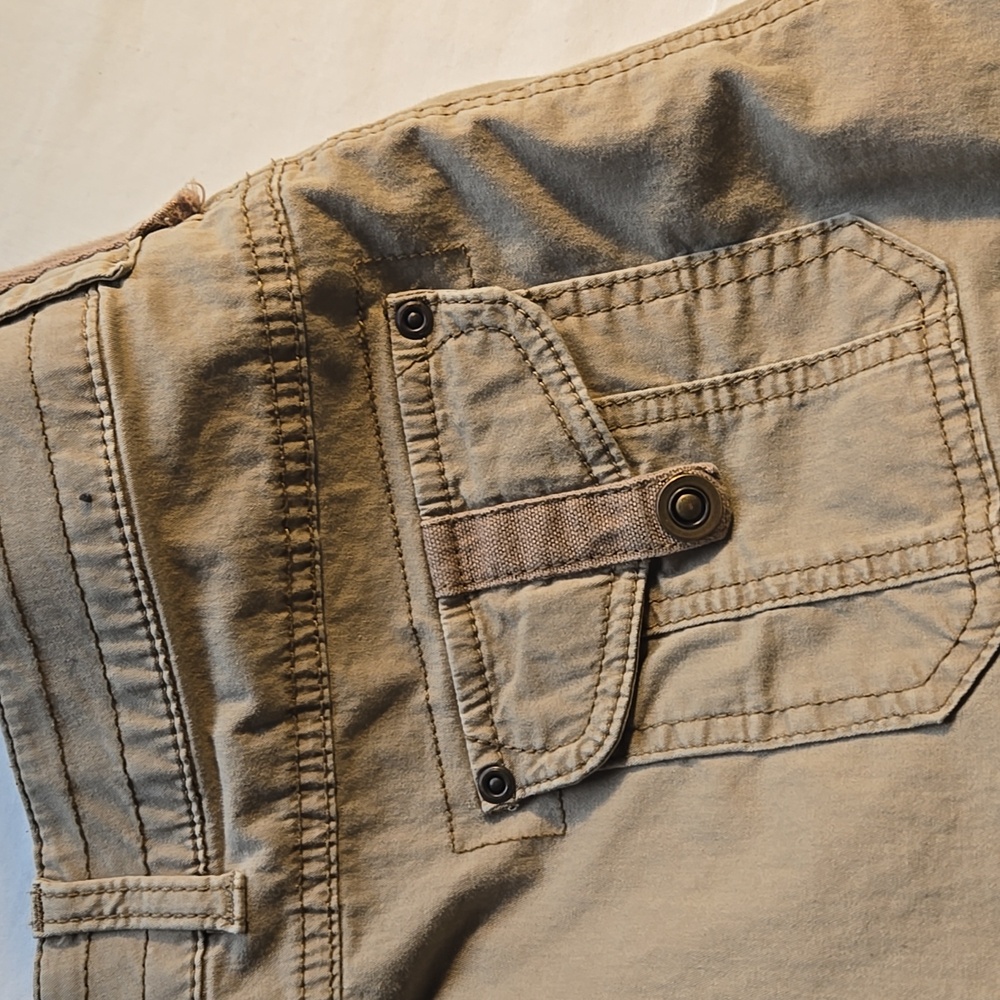 Natural Reflections Tan Cargo Pants for Women - Picture 2 of 15